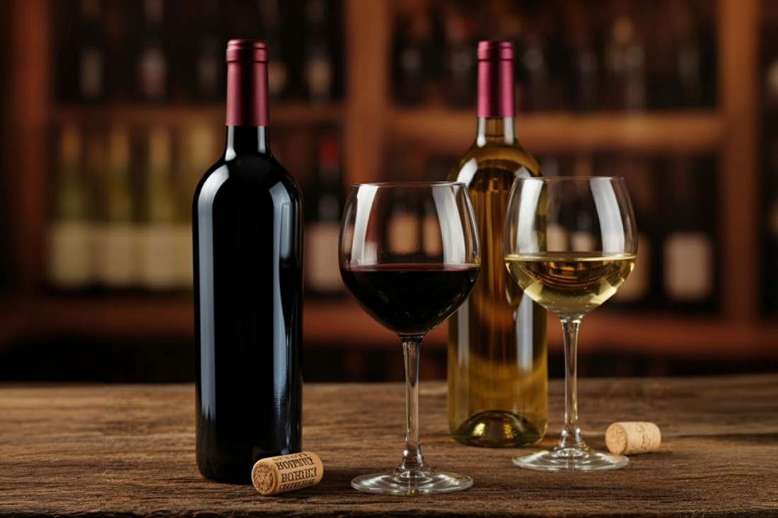 Gro&szlig;es Sortiment an Weinen 